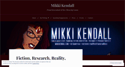 Desktop Screenshot of mikkikendall.com